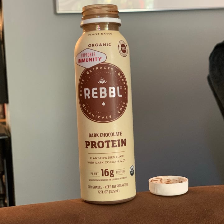 photo of REBBL Dark Chocolate Protein shared by @veggie5 on  16 Jun 2021 - review