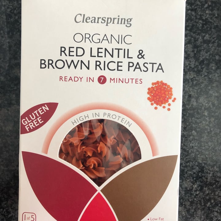 photo of Clearspring Organic Red lentil and brown rice pasta shared by @ebbu on  06 Apr 2022 - review