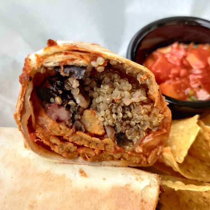 photo of Platypus Cantina Quinoa & Tempeh Protein Burrito (Vegan) shared by @fourdollars on  21 Feb 2021 - review