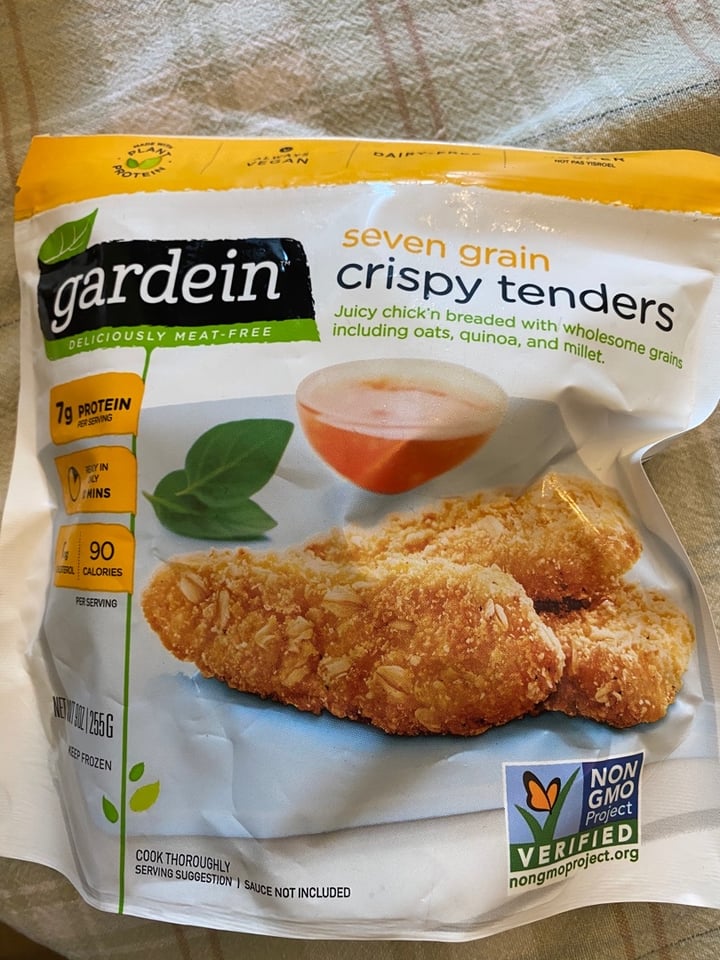 photo of Gardein Seven Grain Crispy Tenders shared by @veganevansgrandma on  16 Apr 2020 - review
