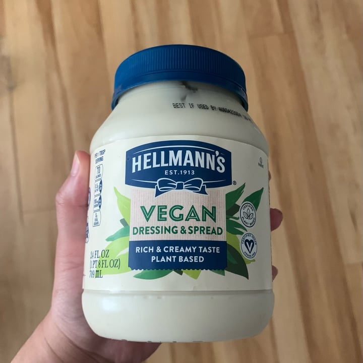 photo of Hellmann’s Hellman’s Vegan Mayonnaise shared by @veggiefren on  21 May 2022 - review