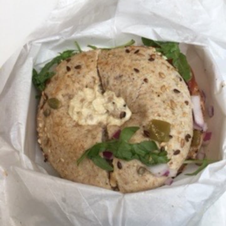 review photo of Bagel Factory Vegan Supreme shared by @chazzybeanxo on 01 Aug 2020 - review