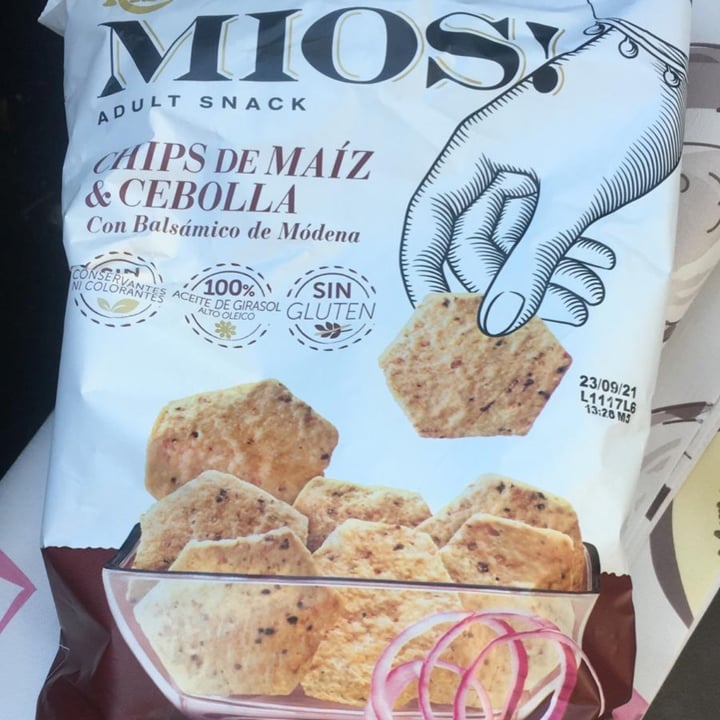 photo of Mios Chips De Maíz & Cebolla shared by @cumpledesusana23 on  29 Jun 2021 - review