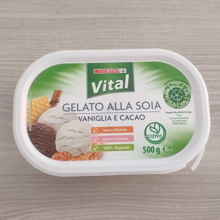 review photo of Despar vital Gelato alla soia vaniglia e cacao shared by @giuliagoolia on 27 Apr 2022 - review