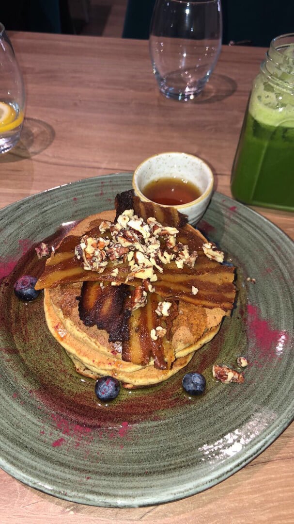review photo of Soul Food Kitchen Maple Bacon Pancakes shared by @nandni on 22 Jul 2019 - review