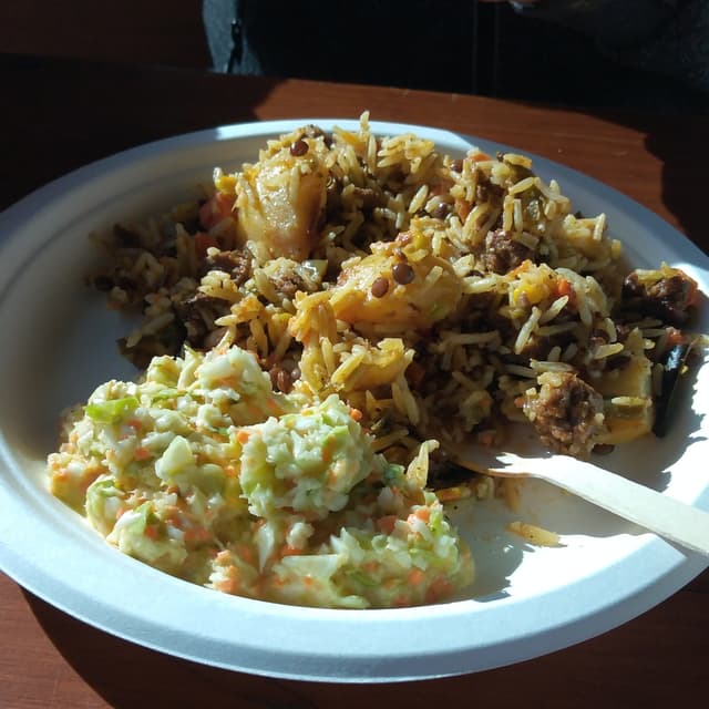 Photo of the dish “Vegan Mutton Briyani”