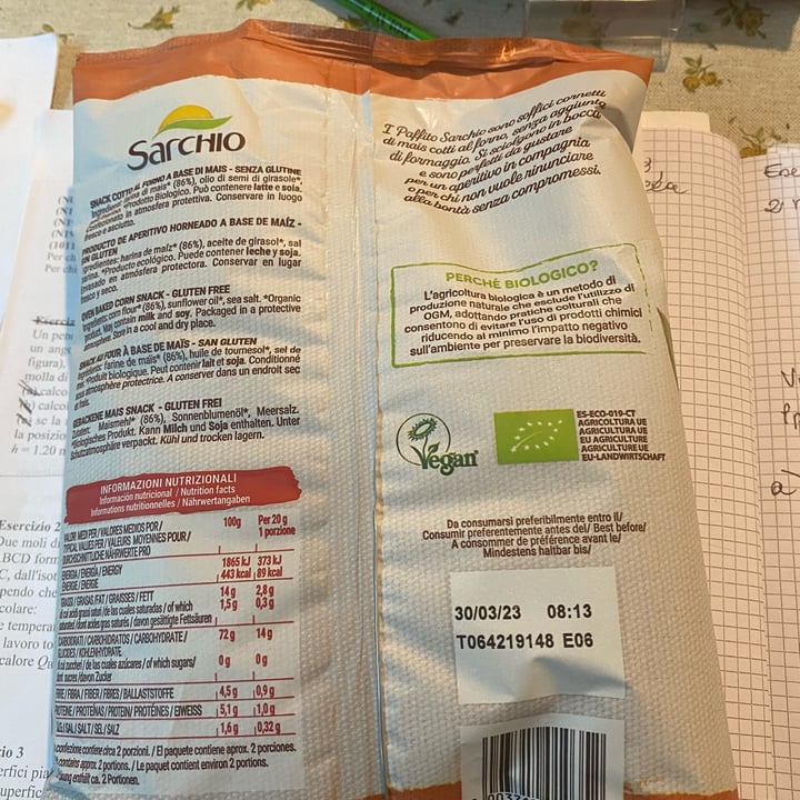 photo of Sarchio Paffito shared by @michelavegan on  11 Sep 2022 - review