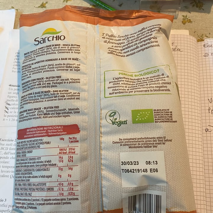 photo of Sarchio Paffito shared by @michelavegan on  11 Sep 2022 - review