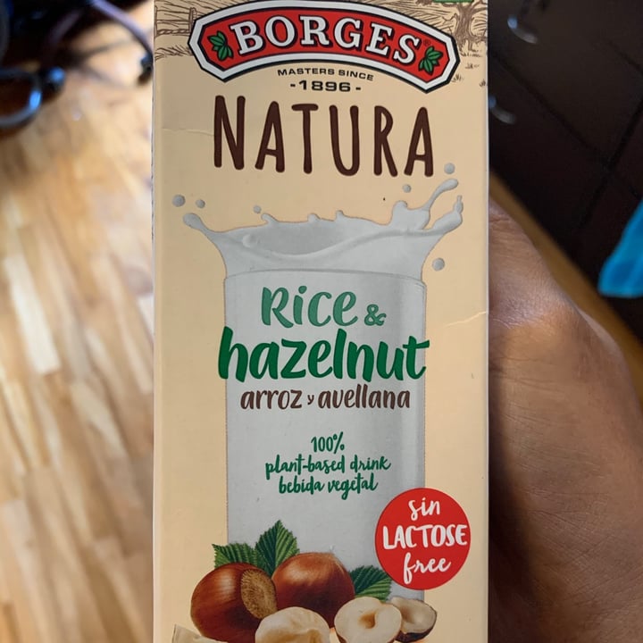 photo of Borges Rice and Hazelnut drink shared by @isimon on  07 Jul 2020 - review