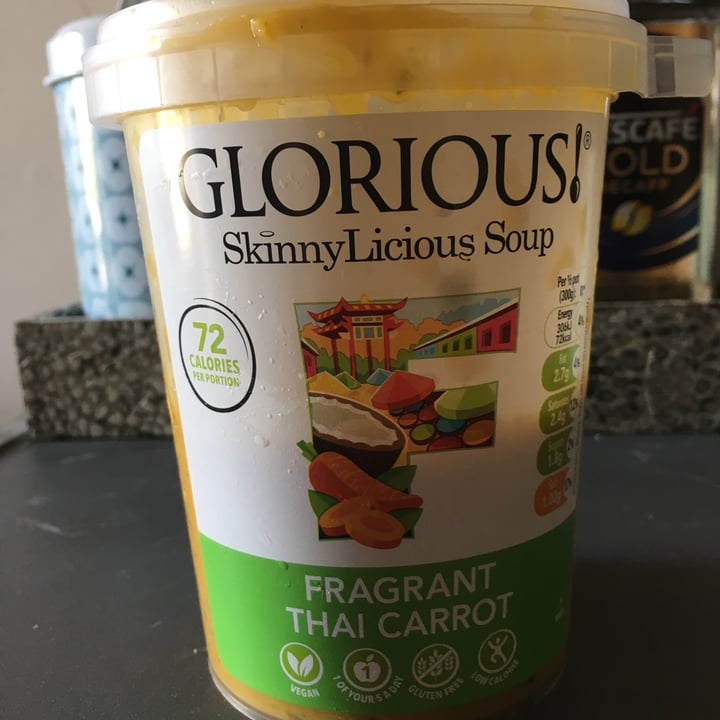 review photo of Glorious! Soup Skinnylicious Thai carrot soup shared by @kateroylance on 19 May 2020 - review