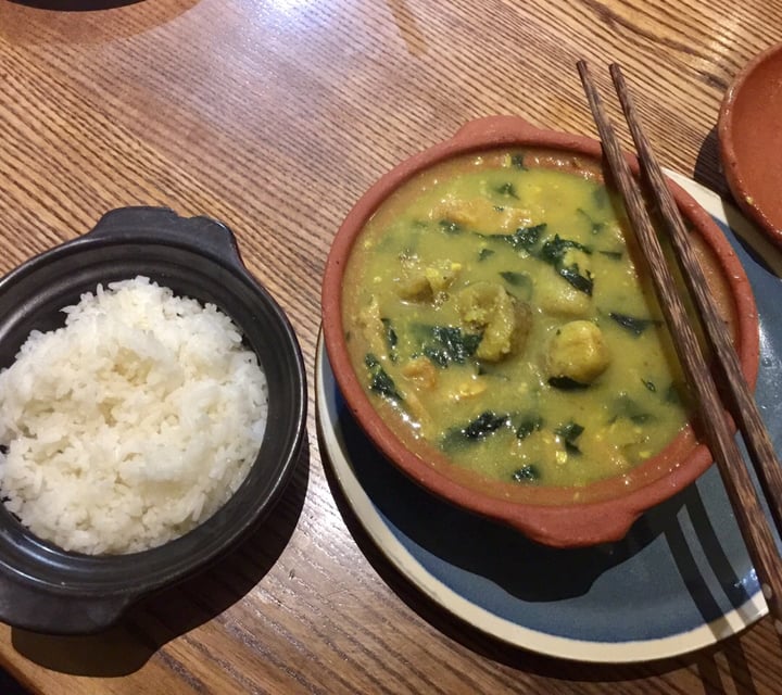 photo of VEGAN Tempeh and Green Banana Curry shared by @movinganimals on  03 Feb 2020 - review