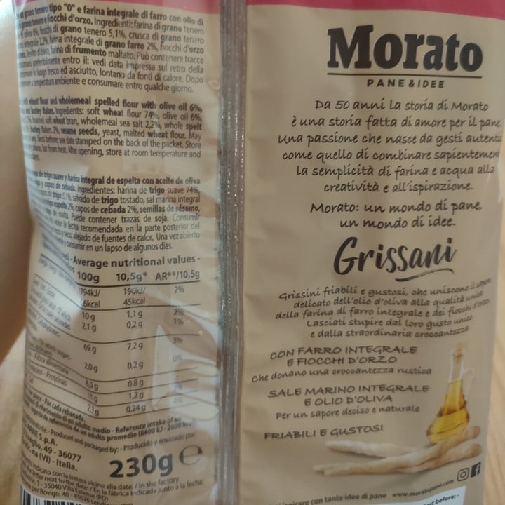 photo of Morato Grissini al farro shared by @ria92 on  25 Aug 2022 - review