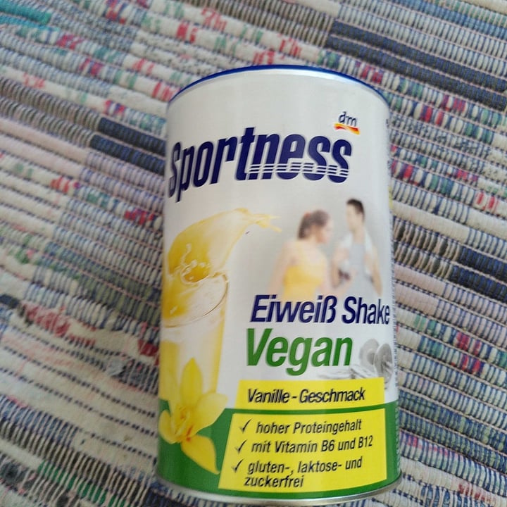 photo of Sportness by dm vegan Protein shake shared by @marvinfalkner on  30 Apr 2020 - review