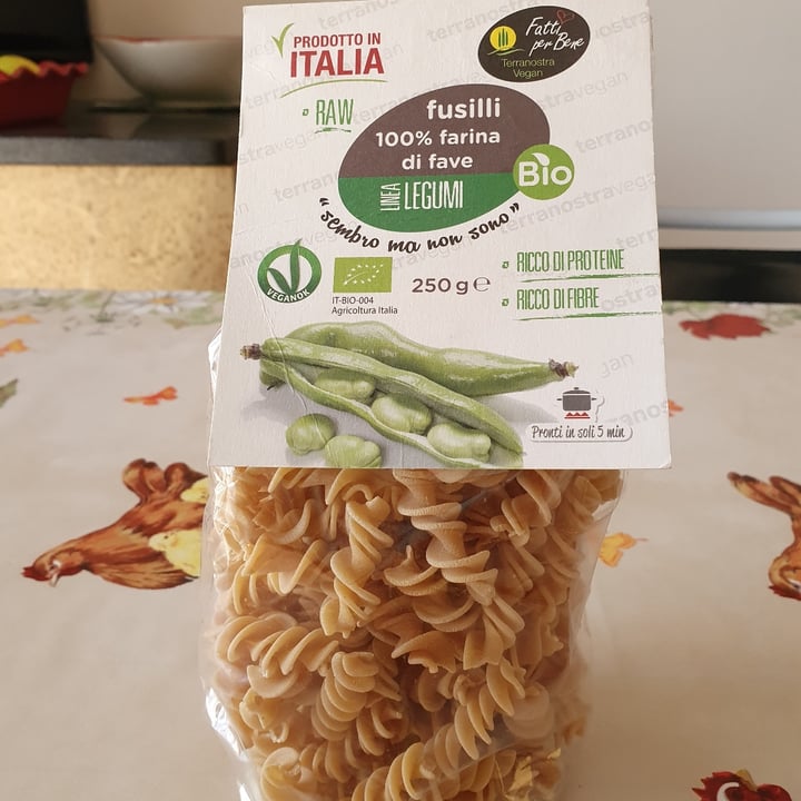 review photo of Fatti per bene terranostra vegan Fusilli 100% farina di fave shared by @lunasky on 23 Sep 2022 - review