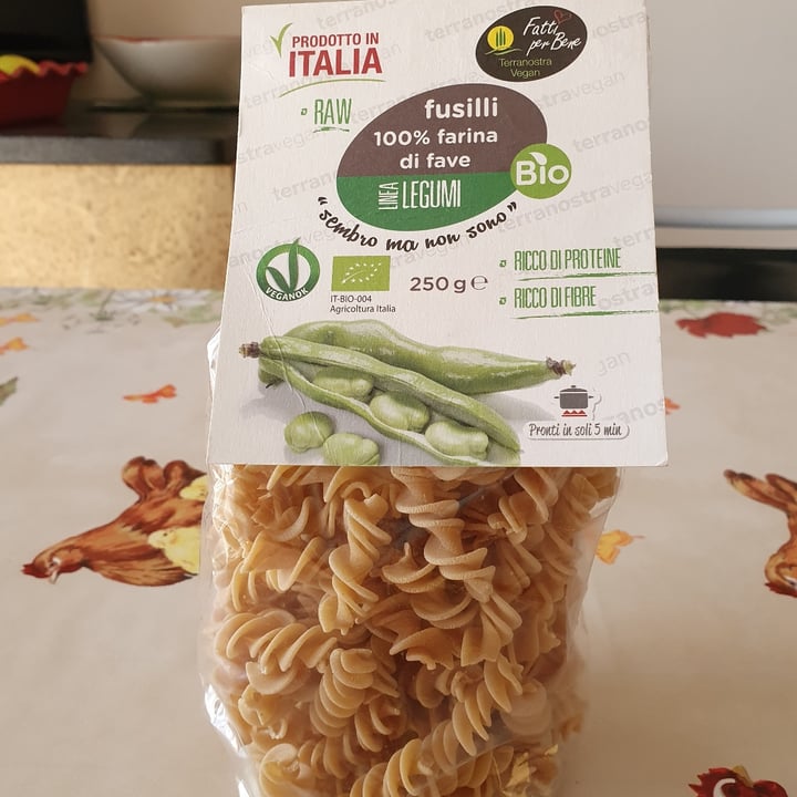 photo of Fatti per bene terranostra vegan Fusilli 100% farina di fave shared by @lunasky on  23 Sep 2022 - review