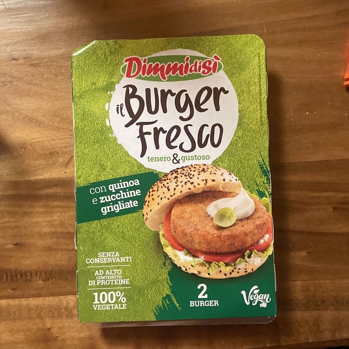 photo of Dimmidisi Il Burger Fresco con Quinoa e Zucchine Grigliate shared by @gramigna on  18 Dec 2021 - review