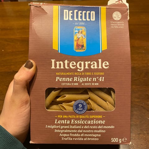 De cecco Pasta integrale - Penne Rigate n 41 Reviews