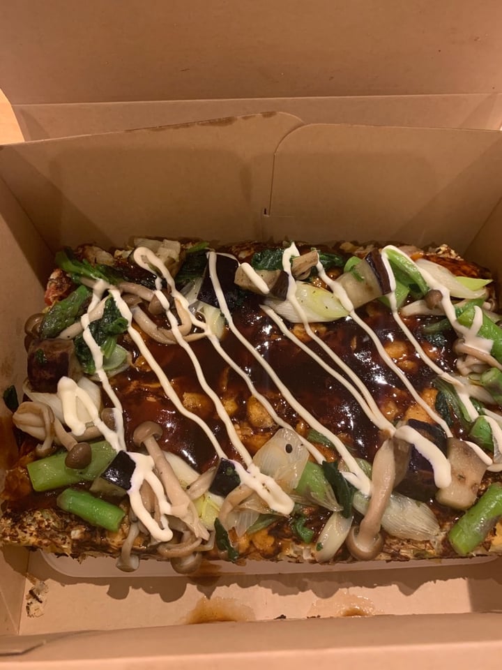 review photo of 遊べるお好み焼き屋 OKO Vegan Okonomiyaki shared by @katcerv on 01 Dec 2019 - review