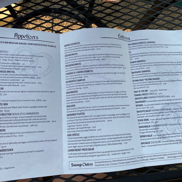 review photo of Kathrin's Biergarten Beyond Sausage In Pretzel Bun shared by @peggym912 on 21 Aug 2020 - review