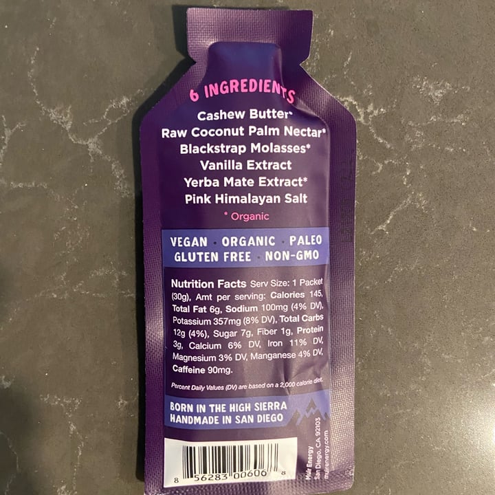 review photo of Muir Energy Cashew Vanilla Mate Caffeinated shared by @daphneb on 06 Aug 2022 - review