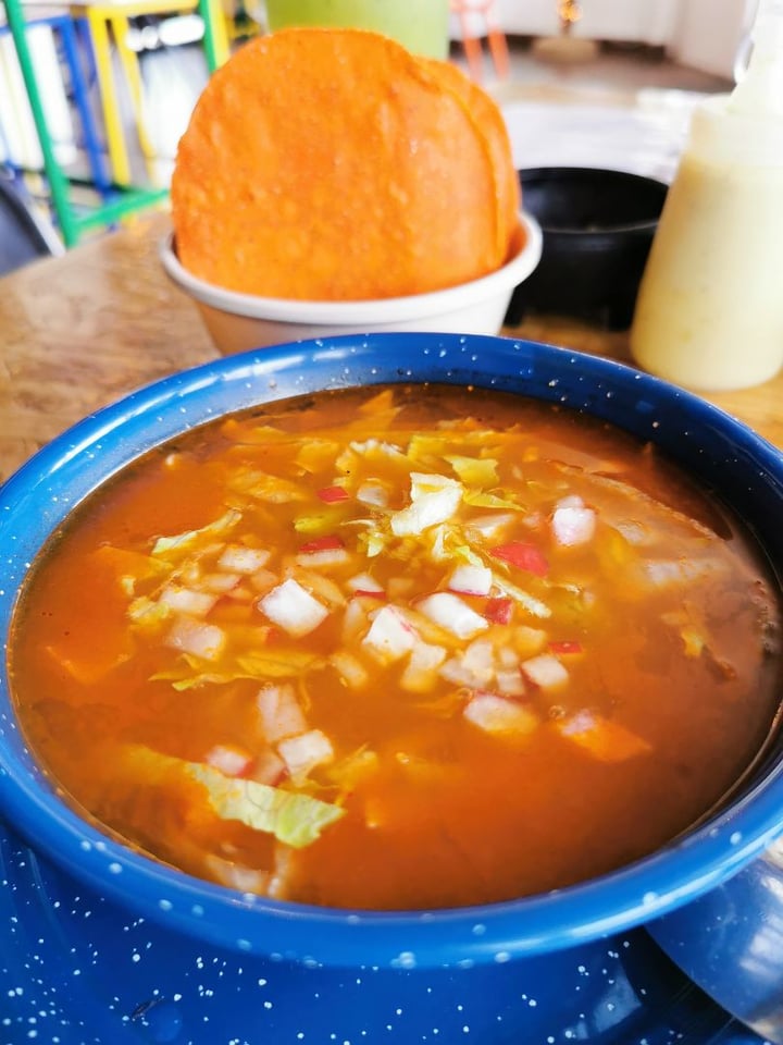 photo of La Garnacha Azul Pozole shared by @andreadk on  15 Feb 2020 - review