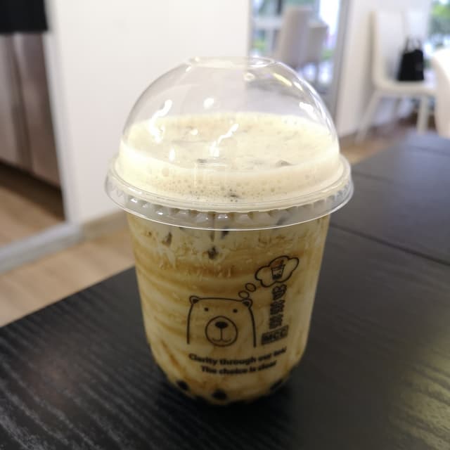 Foto del plato “Hojicha Boba Bubble Tea”