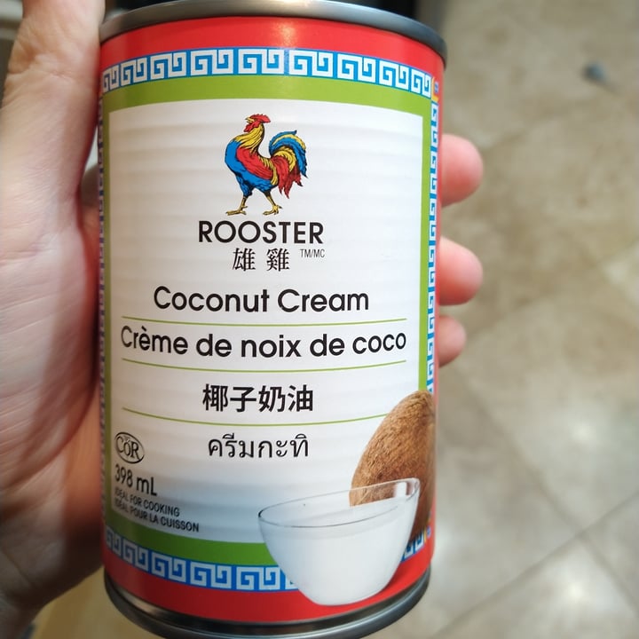 photo of Rooster Coconut cream shared by @shaggyvegan on  08 Dec 2021 - review