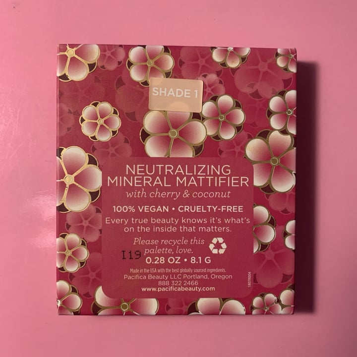 photo of Pacifica Pacifica Neutralizing Mineral Mattifier Shade 1 shared by @nihakona on  26 Aug 2020 - review