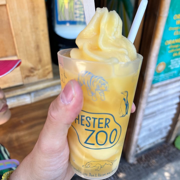 photo of Chester Zoo Swirl Whip - Pineapple Float shared by @vegmart404 on  10 Jul 2022 - review