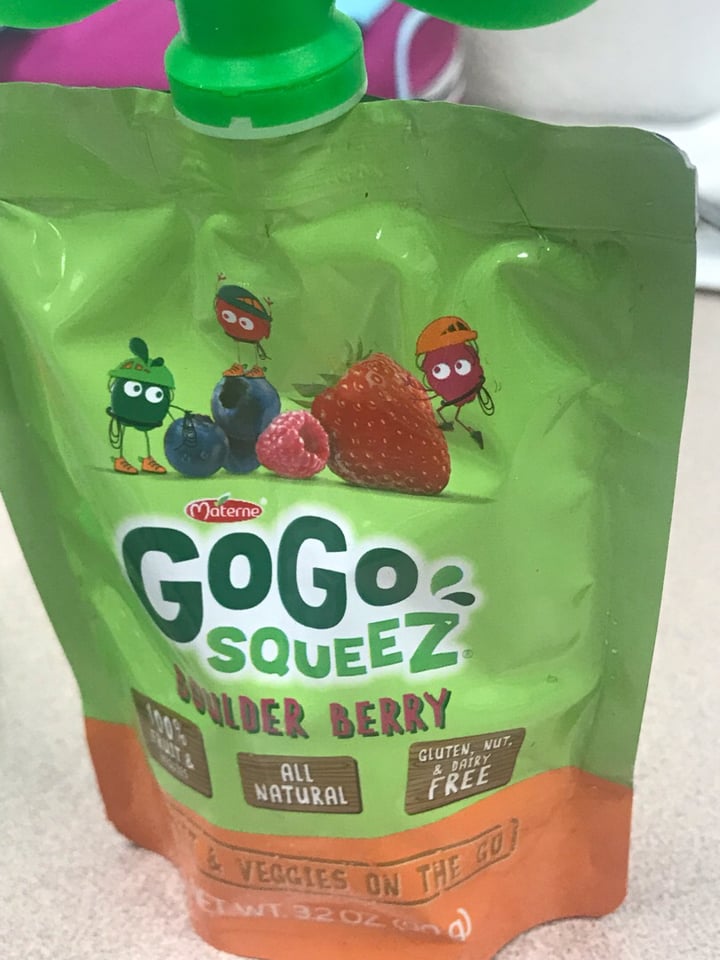 photo of GoGo squeeZ - Boulder Berry GoGo Squueze shared by @flowrgurln on  17 Dec 2019 - review