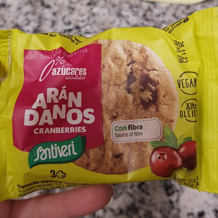 review photo of Santiveri Galletas con arándanos shared by @dali3 on 13 Nov 2022 - review