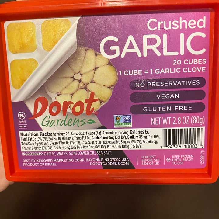 photo of Dorot Gardens Crushed Garlic shared by @kmeregali on  28 Apr 2022 - review