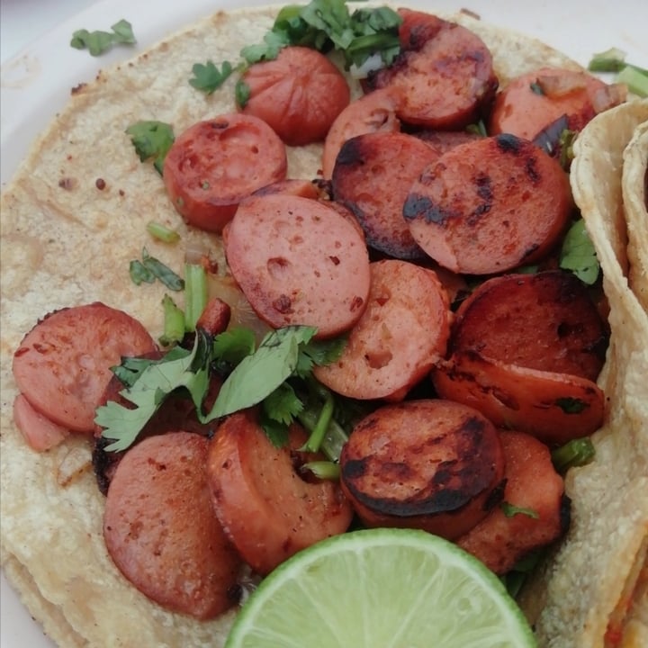 photo of Veganísimo Loncheria Vegana Taco salchicha shared by @naynaynay on  10 Sep 2021 - review