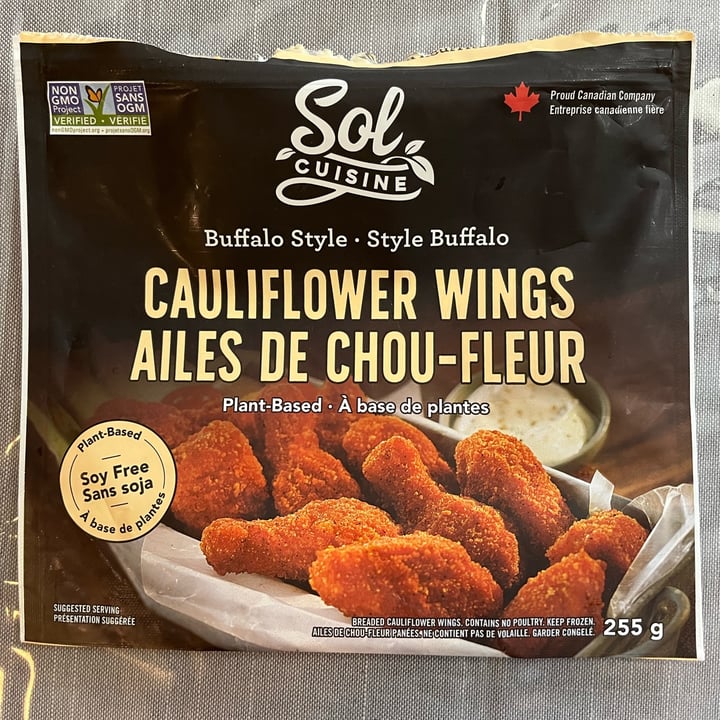 photo of Sol Cuisine Cauliflower wings Buffalo style shared by @jasveganlife on  21 Jan 2022 - review