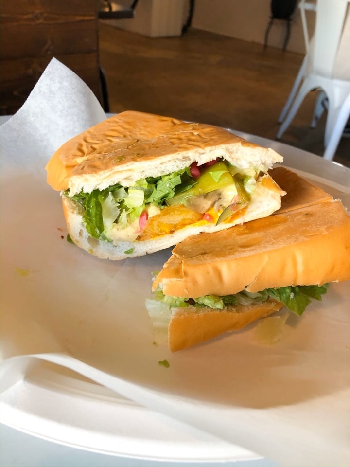 photo of Lechon Tropical (Grandview Public Market) Plant-bano Vegan sandwich shared by @dailyveganliving on  07 Dec 2019 - review