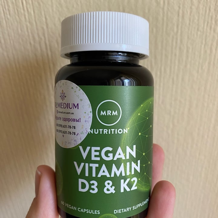 photo of MRM Nutrition Vegan Vitamin D3 & K2 shared by @elina2711 on  08 Oct 2022 - review