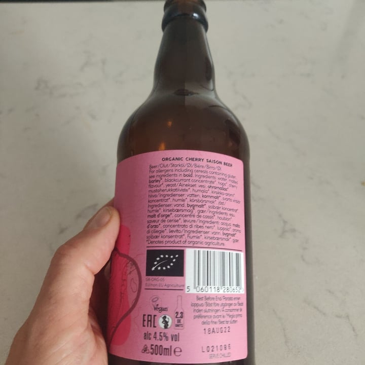 photo of Little Valley Cherry Saison shared by @andrewapm on  22 Jul 2022 - review