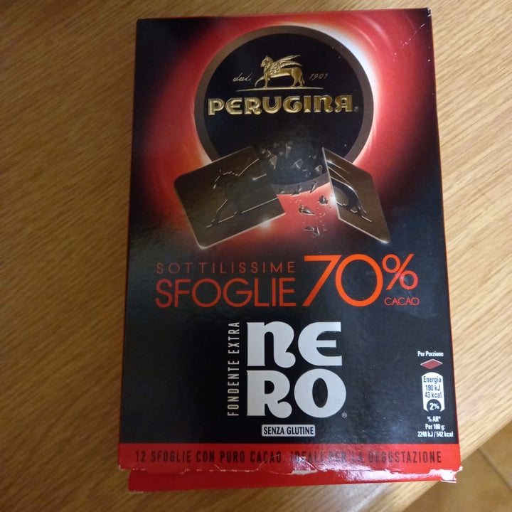 photo of Perugina Sottilissime sfoglie 70% cacao shared by @barbara1287 on  11 Jun 2021 - review