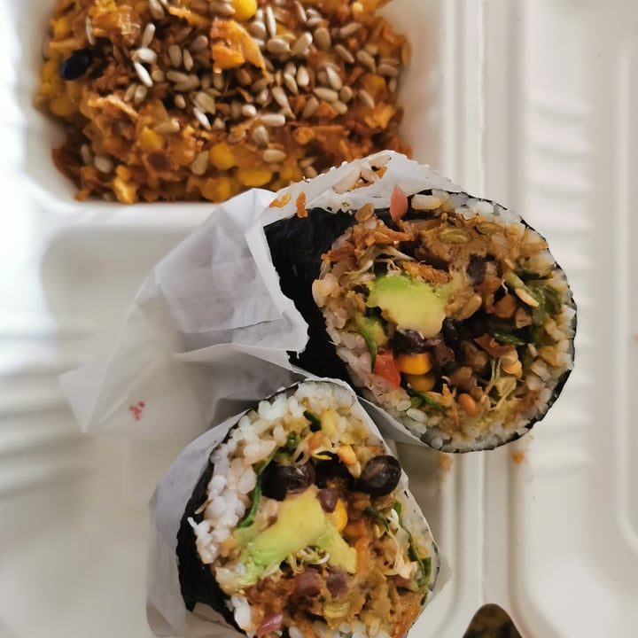 photo of The Sunshine Food Sprouting Co Sushi wrap shared by @veganpower001 on  27 Feb 2022 - review