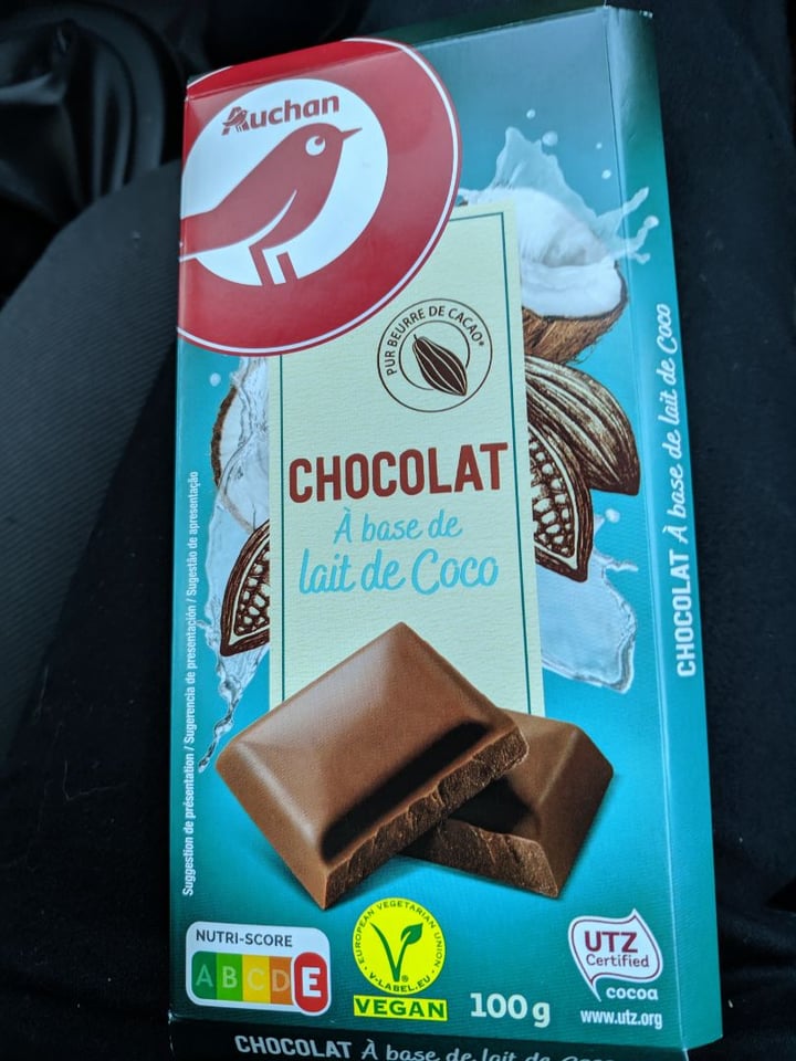 review photo of Auchan Chocolate con Leche de Coco shared by @clarabg on 22 Feb 2020 - review