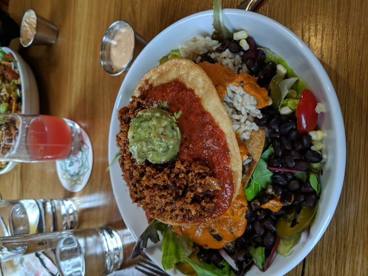 review photo of Laughing Seed Cafe Tostada Ensalada shared by @jack0831m on 06 Dec 2019 - review