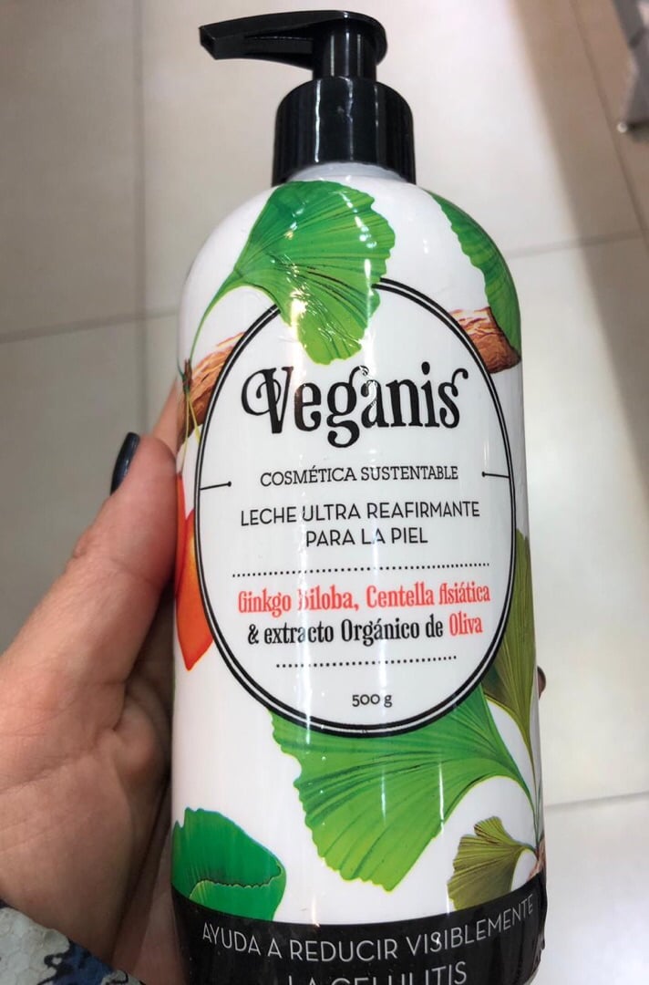 photo of Veganis LECHE ULTRA REAFIRMANTE PARA LA PIEL con Ginkgo Biloba, Centella Asiática, Cafeína y extracto Orgánico de Oliva shared by @loana on  20 Aug 2019 - review