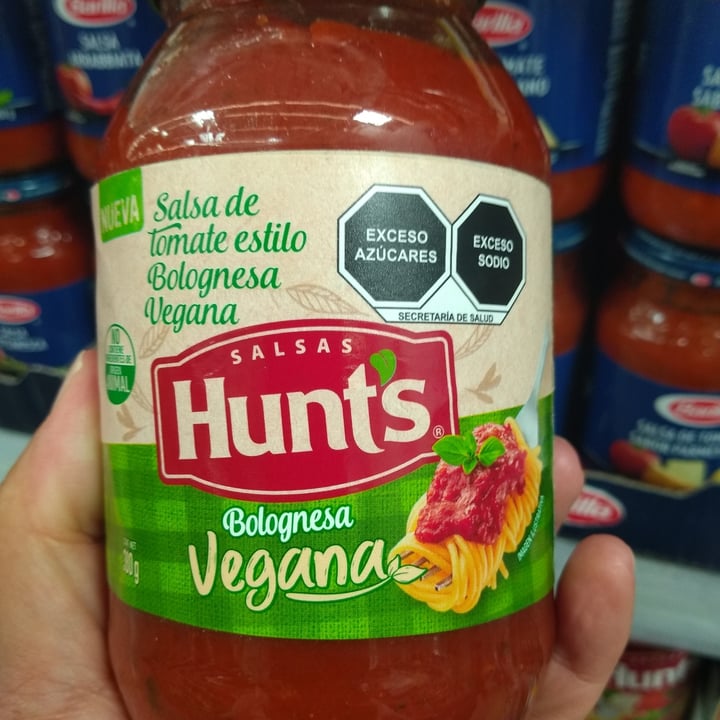 photo of Hunt's Boloñesa vegana shared by @anamary81 on  17 Aug 2021 - review