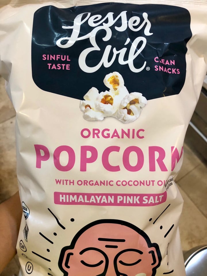 photo of Lesser Evil Snacks Himalayan Gold Popcorn shared by @alohaanimalsanctuary on  02 Mar 2020 - review