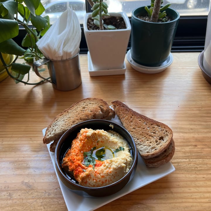 photo of Plant Café & Kitchen Hummus with Toast shared by @skootykoots on  10 Dec 2022 - review
