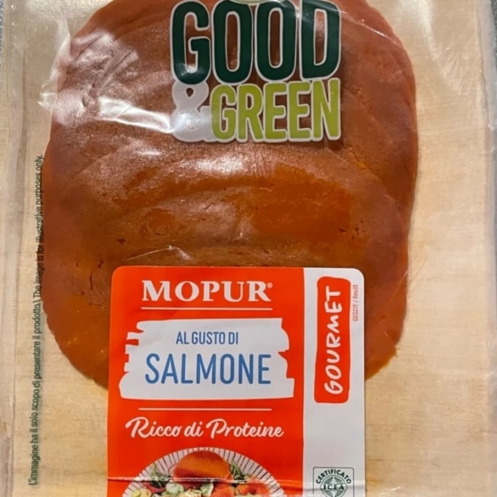 review photo of Mopur vegetalfood Mopur Gusto Salmone shared by @vany10 on 01 Jul 2022 - review