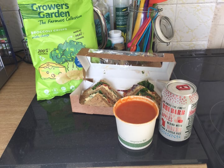 photo of Castleton Farm Shop & Cafe Humous sundry tomato and rocket sandwich shared by @kymwhittet on  29 Mar 2019 - review