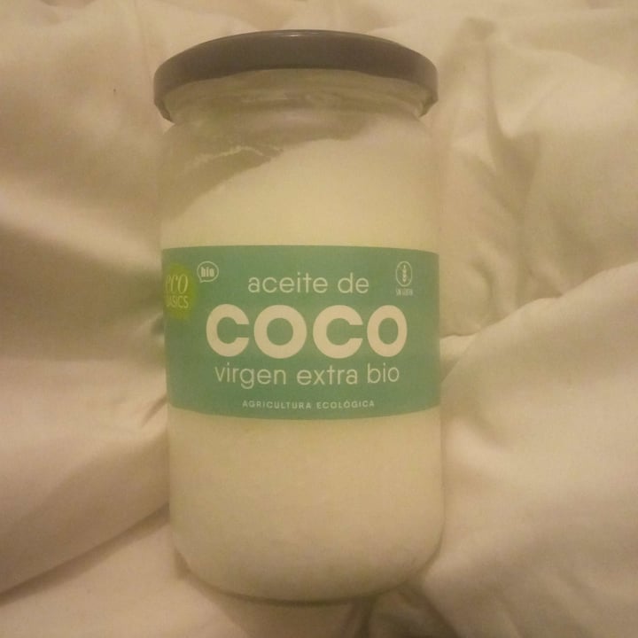 photo of Ecobasics Aceite de coco virgen extra bio shared by @martiushka on  21 Nov 2022 - review