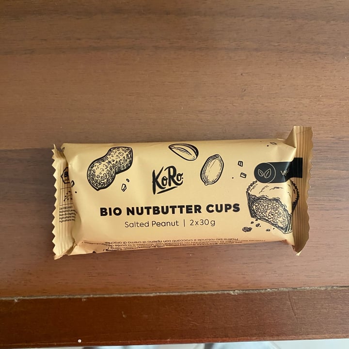 photo of Koro bio nutbutter cup salted peanut shared by @antonella-boracchia on  06 Dec 2022 - review
