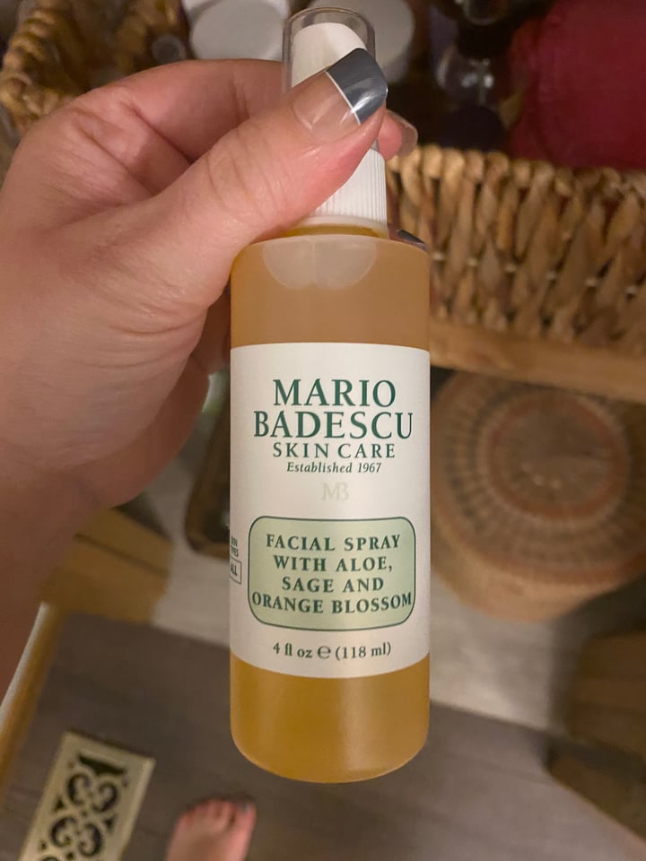 photo of Mario Badescu Facial Spray with Aloe, Sage, and Orange Blossom shared by @vegansarahmarie on  24 Nov 2020 - review